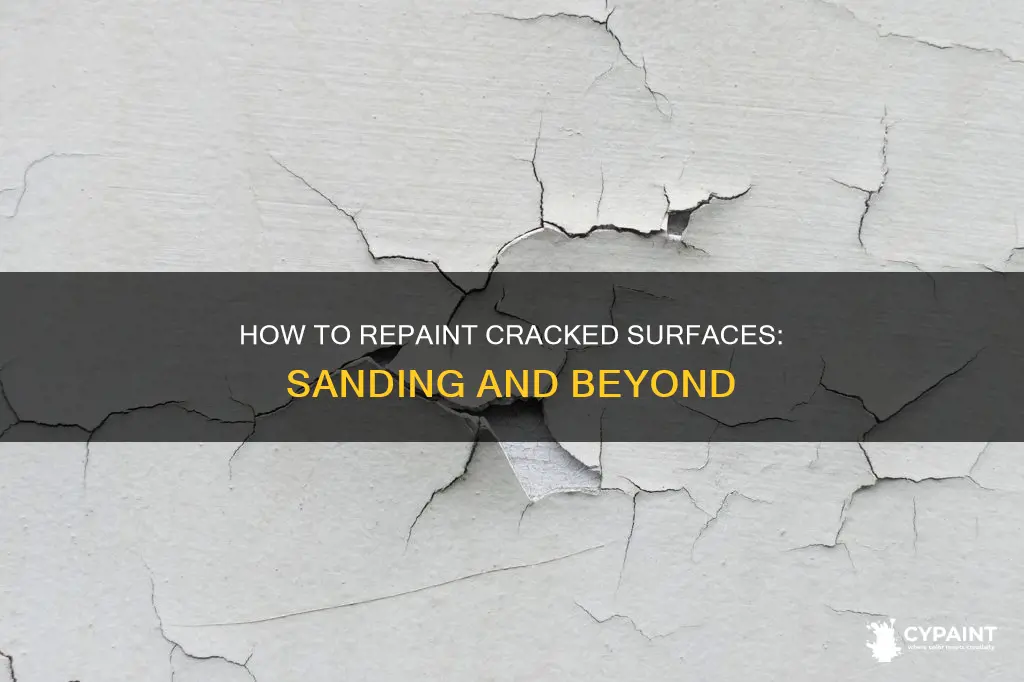 do you have to sand cracked paint to repaint