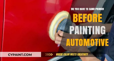 Primer Sanding: A Must Before Auto Painting?