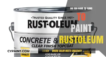 Sanding Before Painting with Rustoleum: Is It Necessary?