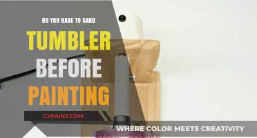 Sanding Tumblers: Essential Prep Step Before Painting for Smooth Results