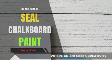 Sealing Chalkboard Paint: Essential Step or Optional Finish?