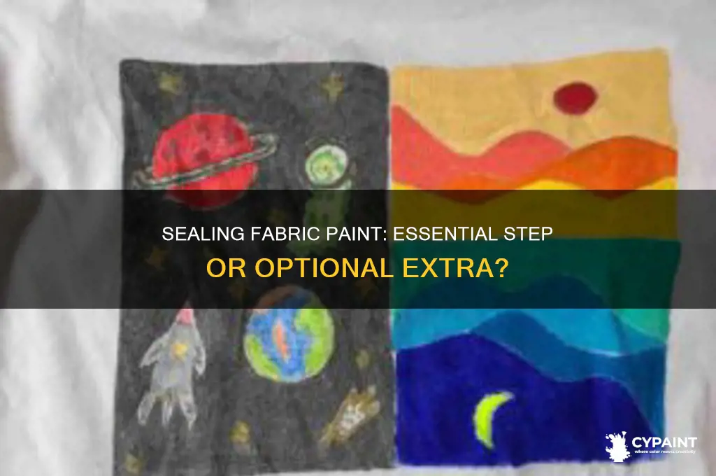 do you have to seal fabric paint
