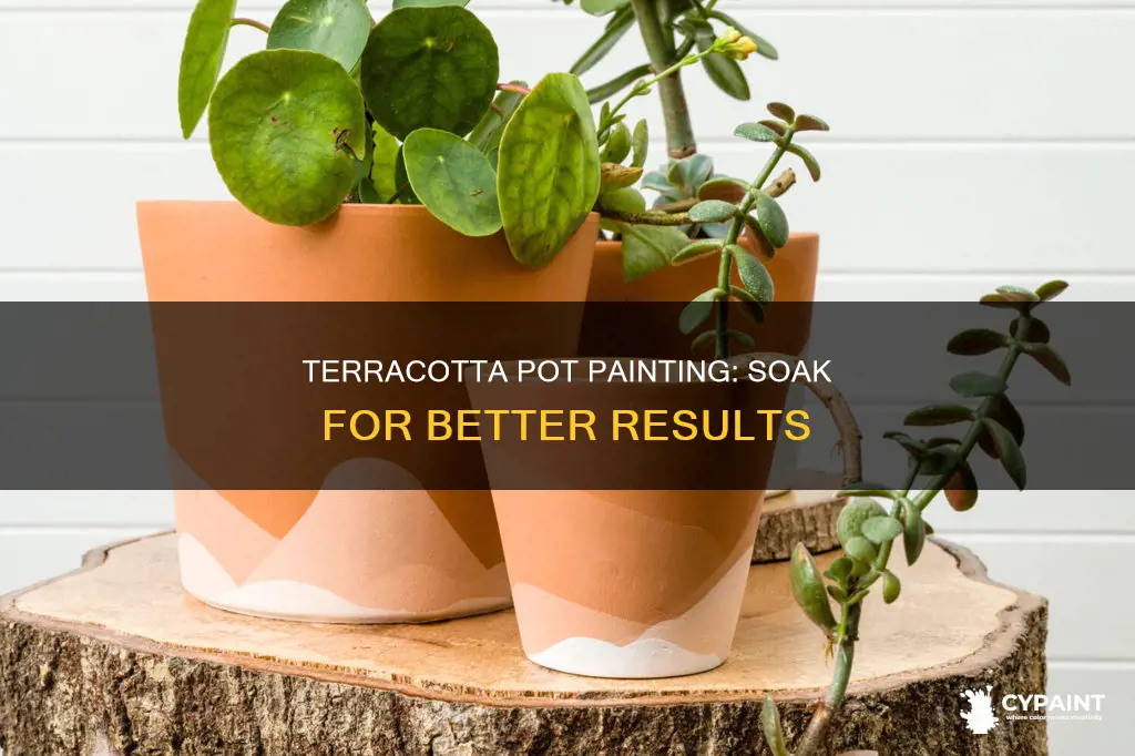 do you have to soak terracotta pots before painting
