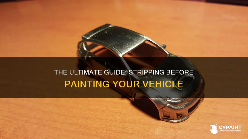 do you have to stip a vhehicle before painting