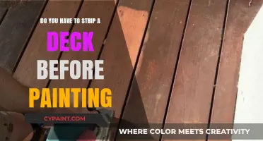 Stripping Decks: A Must Before Painting?