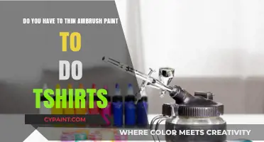 Airbrush Paint Thinning: Essential for T-Shirt Designs or Optional?