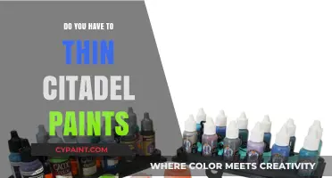 Should You Thin Citadel Paints? A Mini Painter's Essential Guide