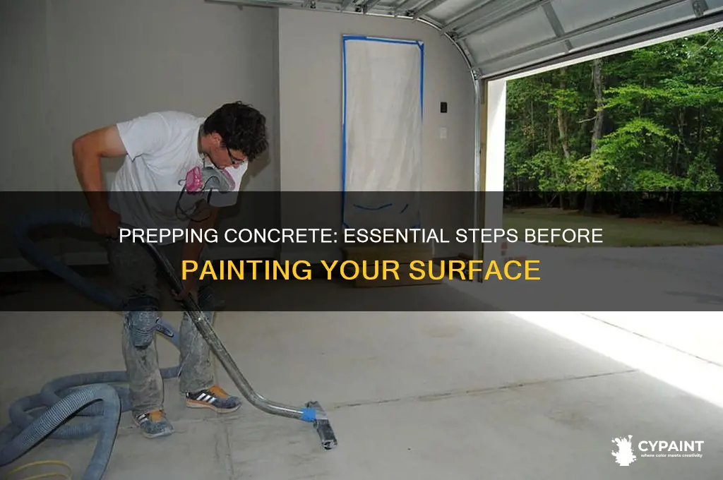 do you have to wash concrete before painting