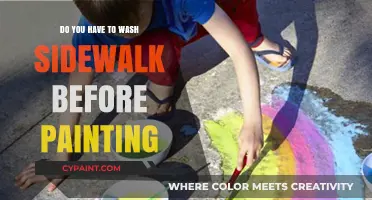 Prepping Your Sidewalk: Is Washing Necessary Before Painting?
