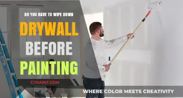 Preparing Drywall for Painting: To Wipe or Not?