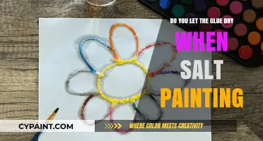 How to Create a Stunning Salt Painting with Glue