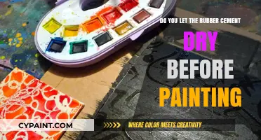 How to Paint on Rubber Cement: Dry or Wet?