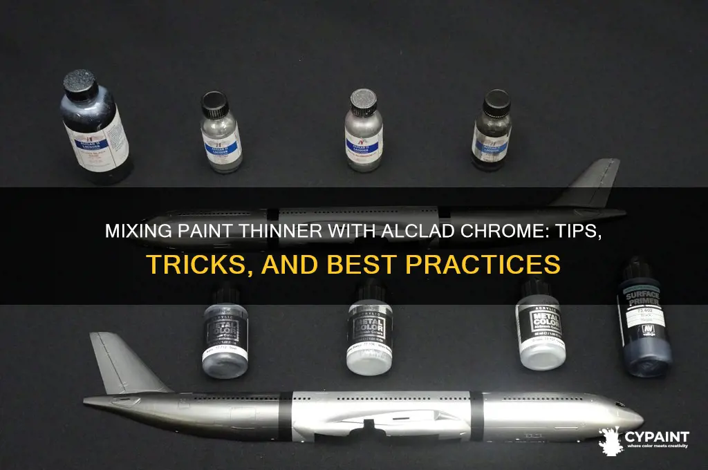 do you mix paint thinner alclad chrome