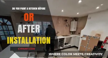 Kitchen Installation: Paint Before or After?