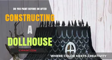 Assembling a Dollhouse: Paint Before or After?