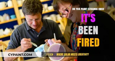 How to Paint Already-Fired Ceramics?