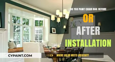 How to Paint Chair Rails: Before or After Installation?