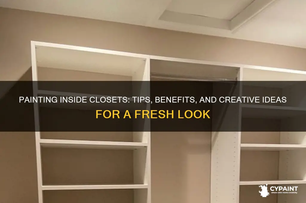 do you paint inside if the closet