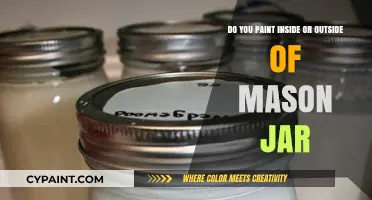 Painting Mason Jars: Inside or Out?