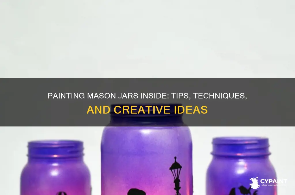 do you paint mason jars on the inside