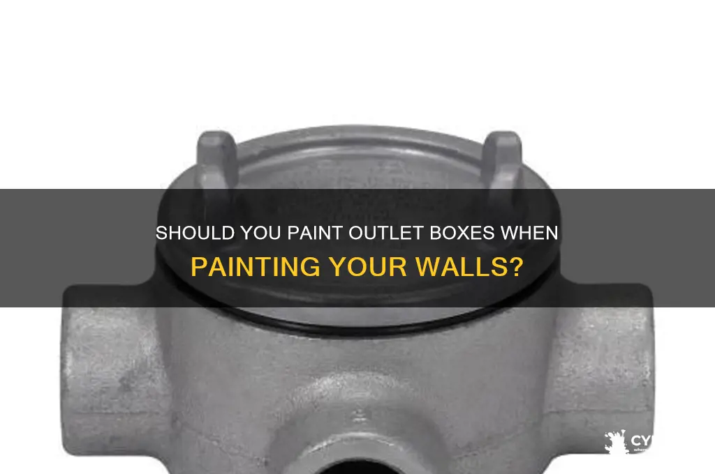 do you paint outlet boxes when painting