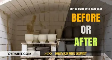 Oven-Bake Clay: Paint Before or After?