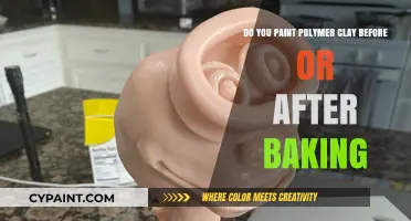 Polymer Clay Painting: Before or After Baking?
