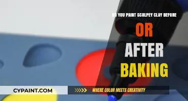 Sculpey Clay: Paint Before or After Baking?