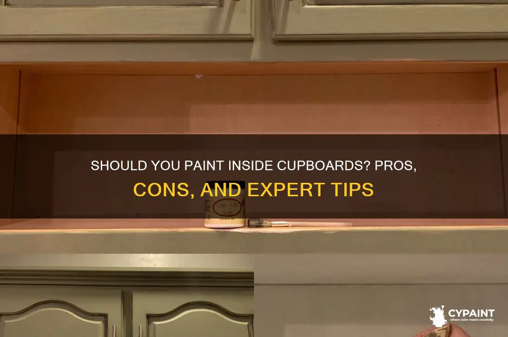 do you paint the inside of cupboards
