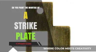 Should You Paint the Mortise of a Strike Plate?