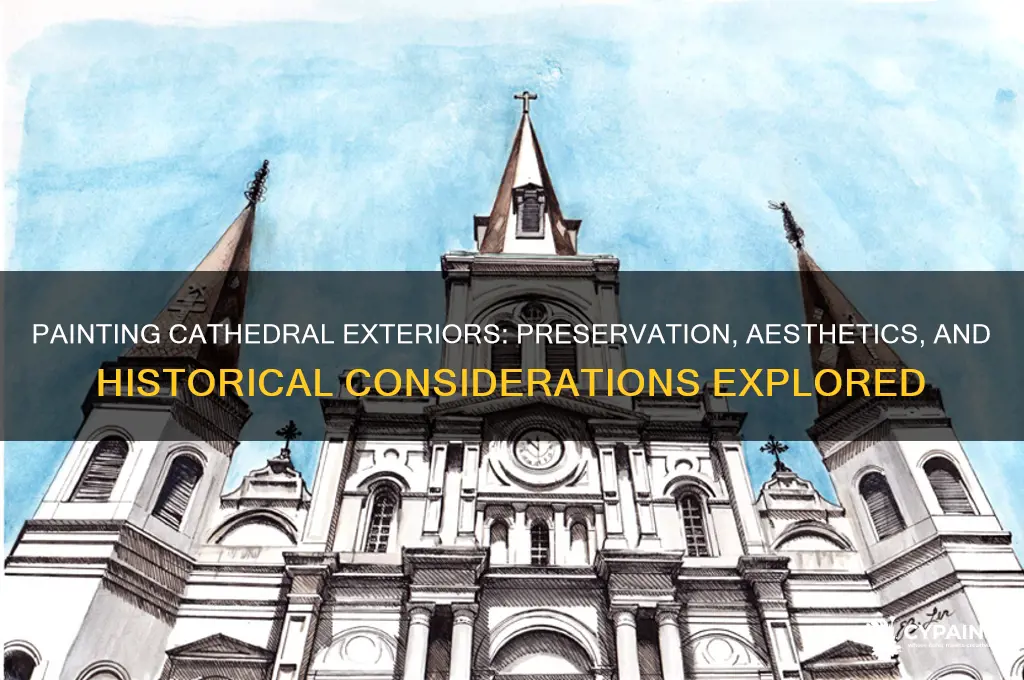 do you paint the outside of a cathedral