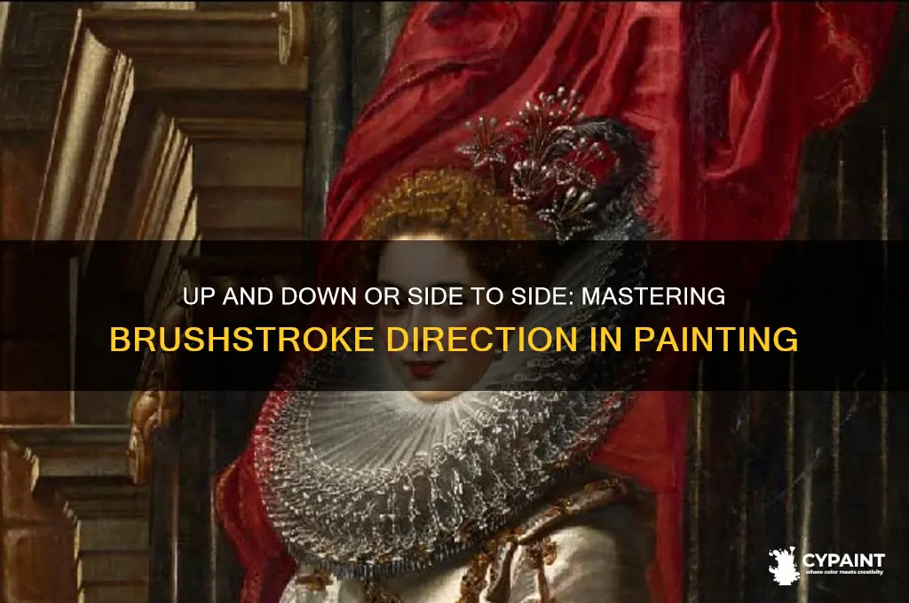do you paint up and down or side to side