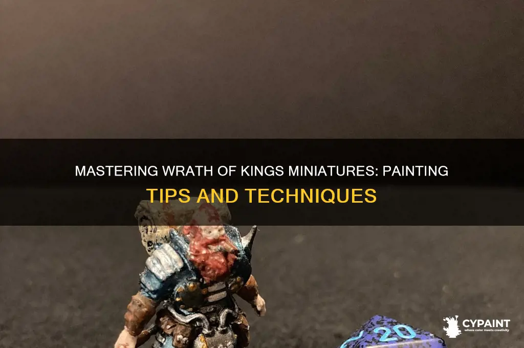 do you paint wrath of kings minis