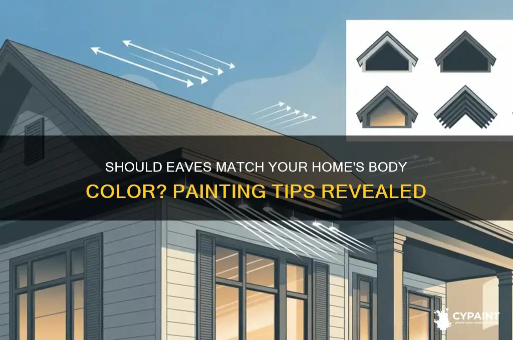 do you paint your eaves the same as the body