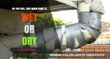 Peeling Tape: Wet or Dry Paint? Expert Tips for Perfect Edges