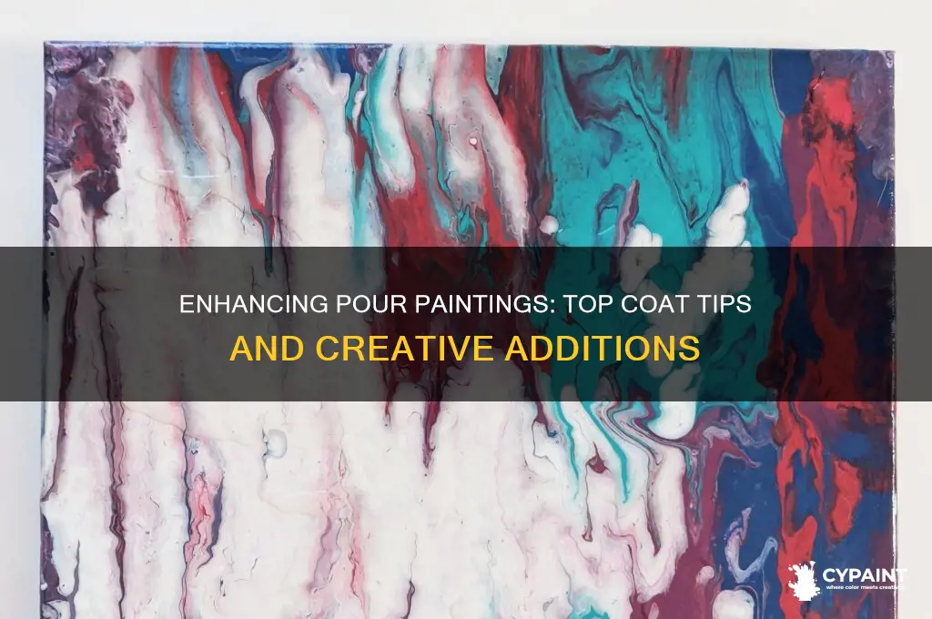 do you put anything on top of a pour painting