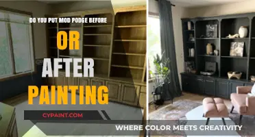 The Best Way to Use Mod Podge with Paint