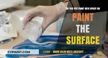 Epoxy Resin Art: Paint Mixed In or Surface Painted First?