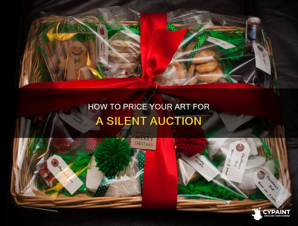 do you put painting price on a silent auction