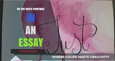 Quoting Paintings in Essays: Proper Techniques and Formatting Tips
