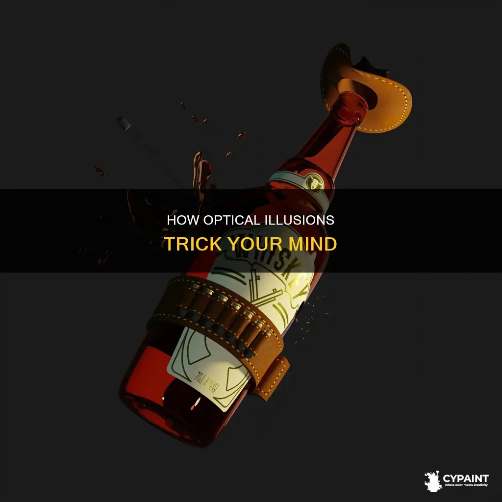 do you see a painting or a 3d bottle