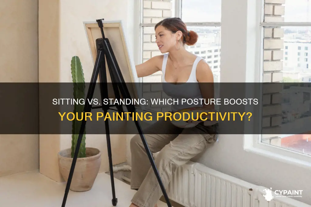 do you sit or stand when painting
