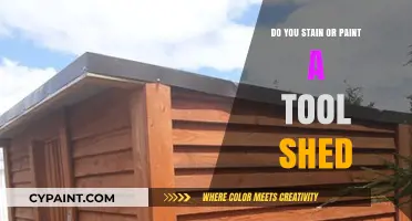 Stain or Paint Your Tool Shed: Which Finish Lasts Longer?