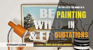 Should You Put a Painting's Title in Quotation Marks?