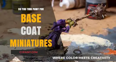 Thinning Paint for Miniature Base Coats: Essential Tips and Techniques