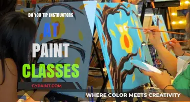 Should You Tip Paint Class Instructors? Etiquette Explained