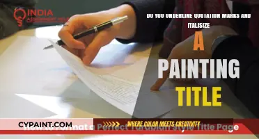 Underlining Quotes, Italicizing Art: Mastering Title Formatting Rules