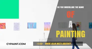 Should You Underline Painting Titles? A Guide to Art Formatting