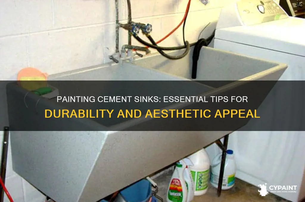 Painting Cement Sinks: Essential Tips For Durability And Aesthetic ...