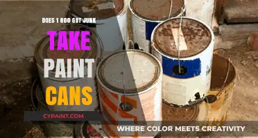 Decluttering Made Easy: Does 1-800-GOT-JUNK Take Paint Cans?